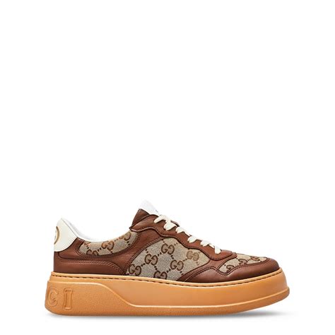 gucci woven chunky trainers